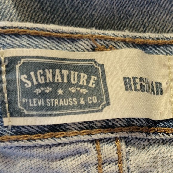 Levis Signature Strauss 40 x 30 Blue Jeans - Picture 3 of 7